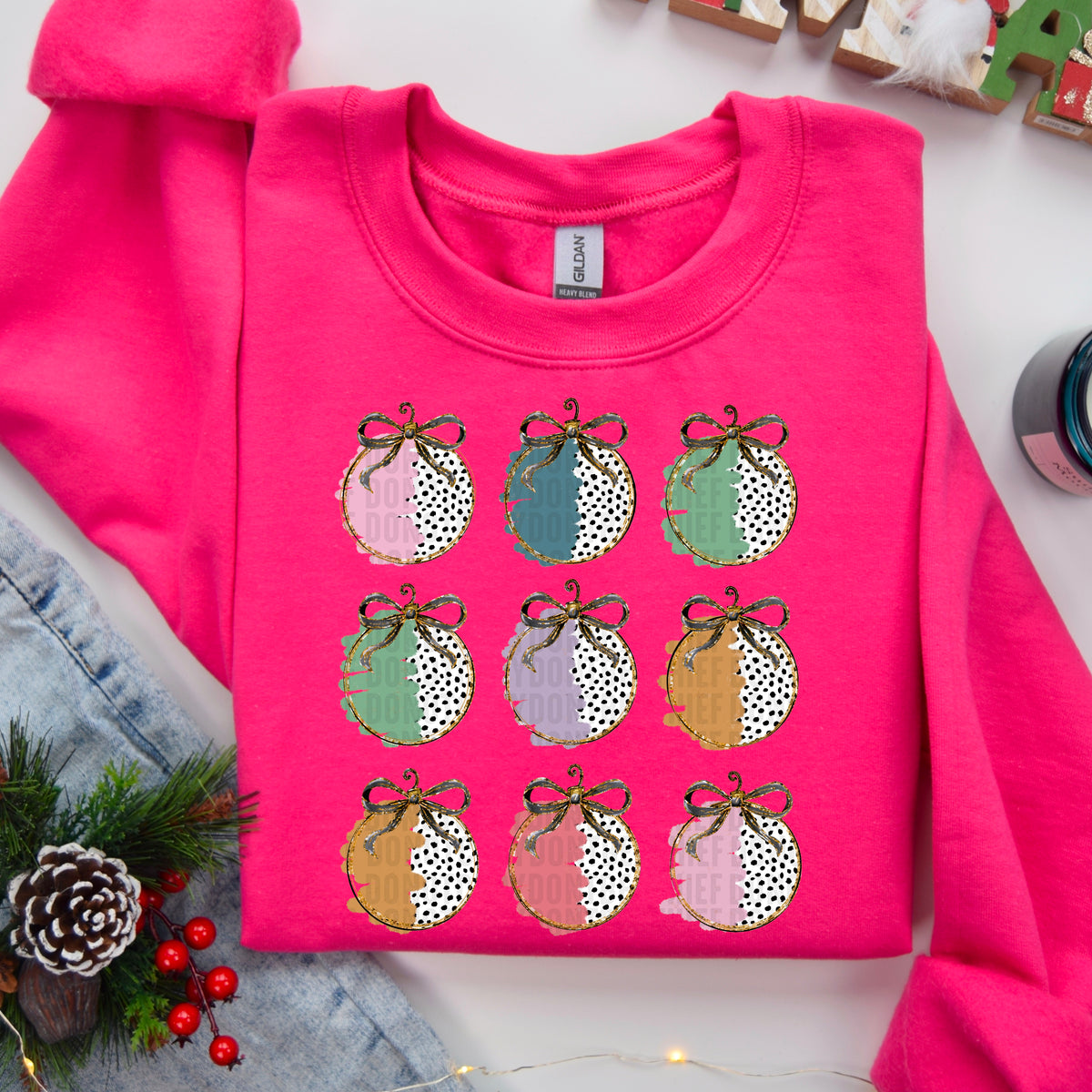 Spotty bulbs DTF transfer