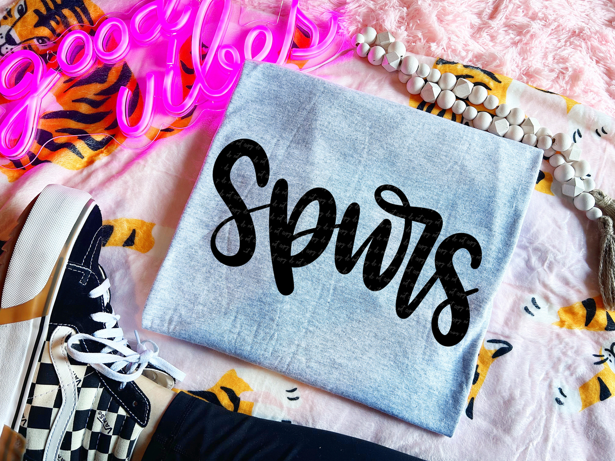 Spurs Hand Lettered 54151 DTF transfer