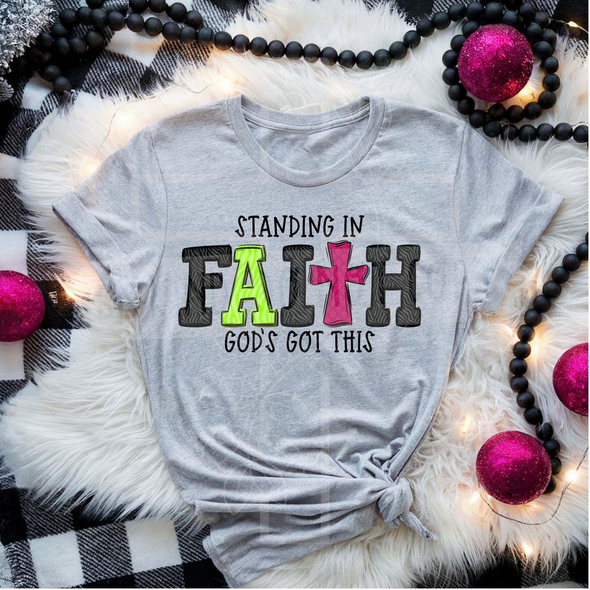 Standing in faith DTF Transfer