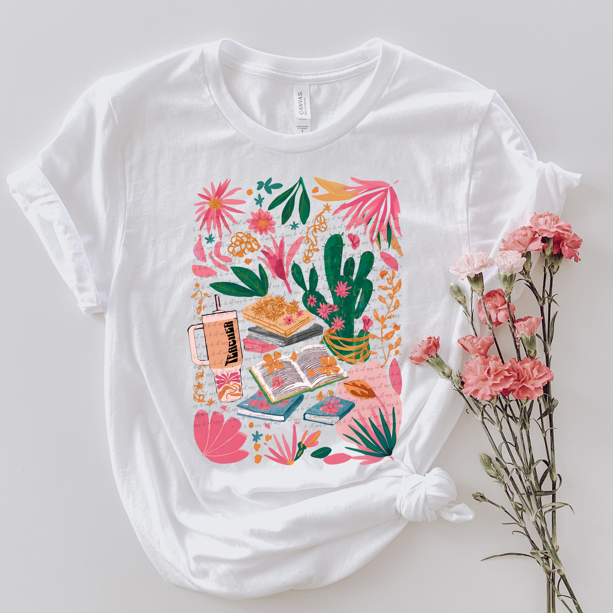 Stanley Hungry Caterpillar Boho Teacher 81388 DTF Transfer