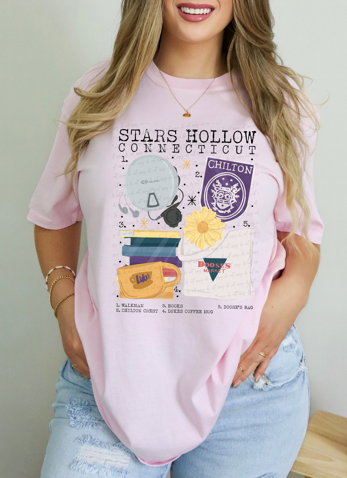 Stars Hollow Connecticut Chart 115284 DTF transfer