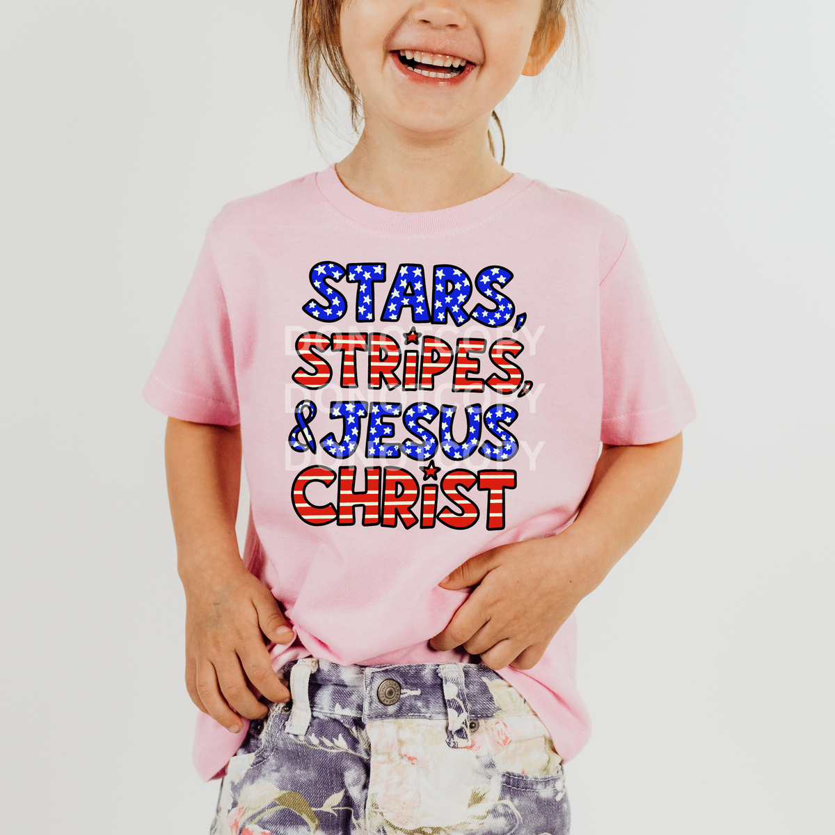 Stars strips & Jesus Christ (CSG) DTF Transfer