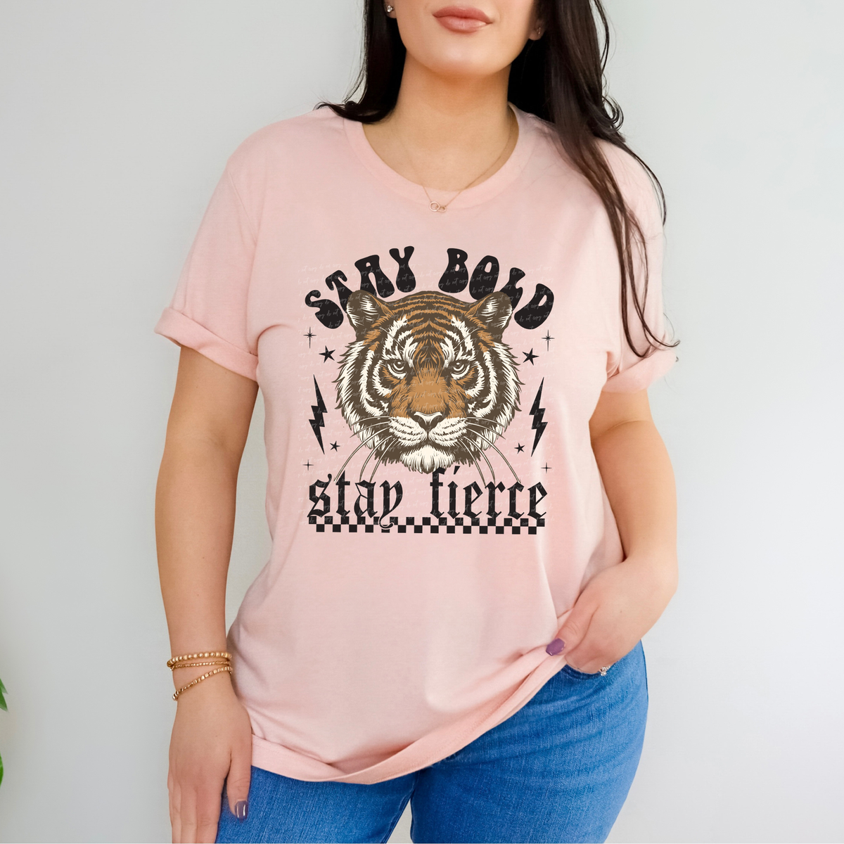 Stay Bold Stay Fierce Tiger 86602 DTF Transfer