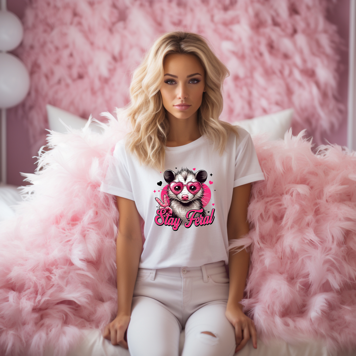 Stay Feral 51516 DTF transfer