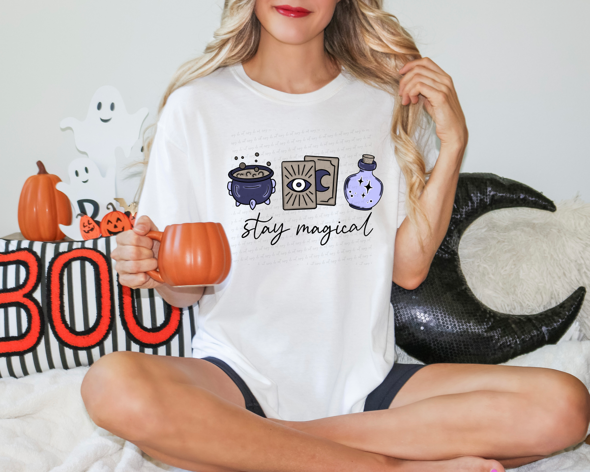 Stay Magical Tarot Potion Cauldron 114700 DTF transfer