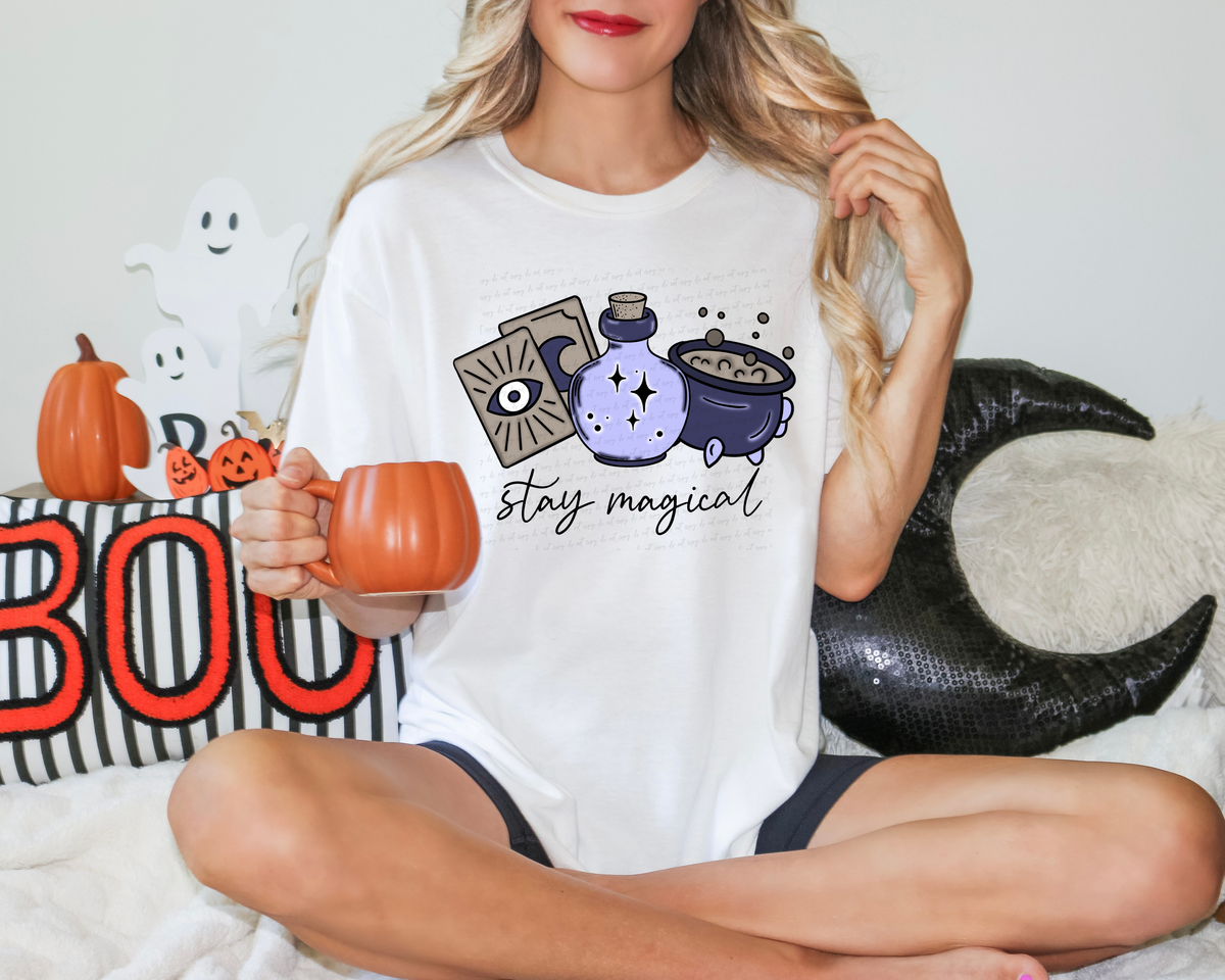 Stay Magical Tarot Potion Cauldron Middle Accent 114699 DTF transfer