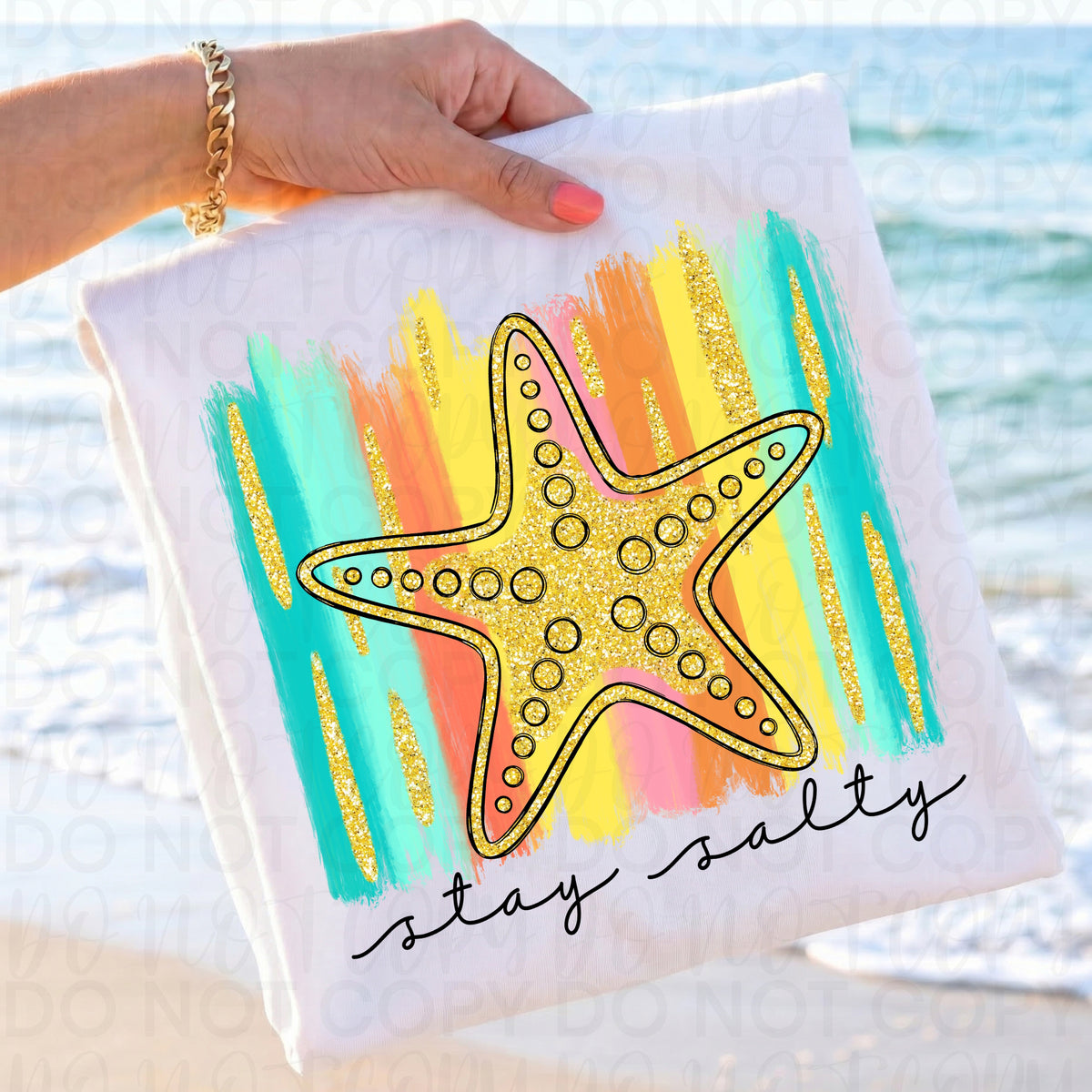 Stay salty starfish (UAC) Sunday Special DTF transfer