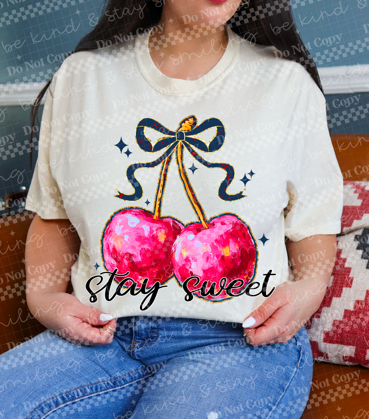 Stay sweet cherries (CMLD) 107079 DTF transfer