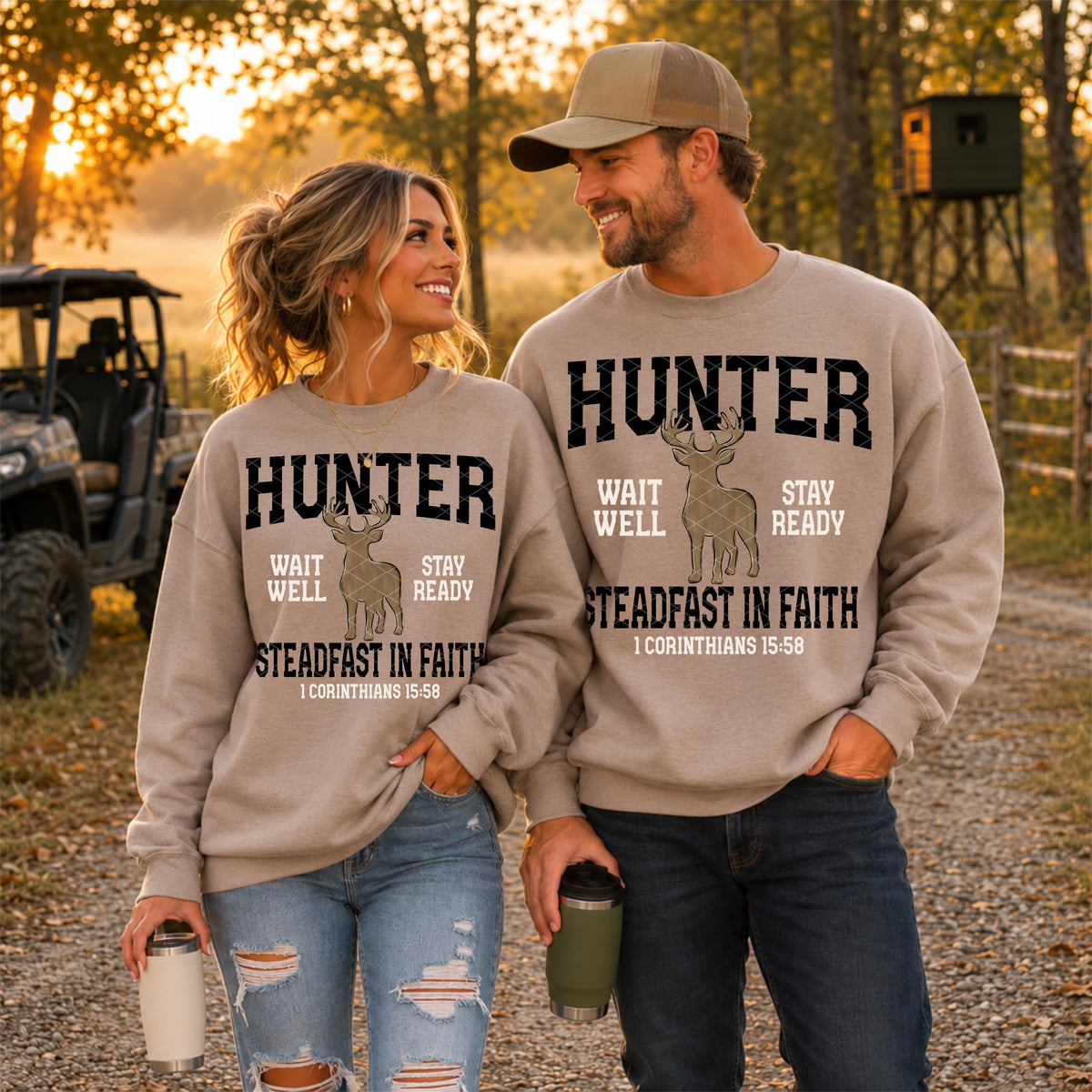 Hunter steadfast in faith (SDD) DTF Transfer