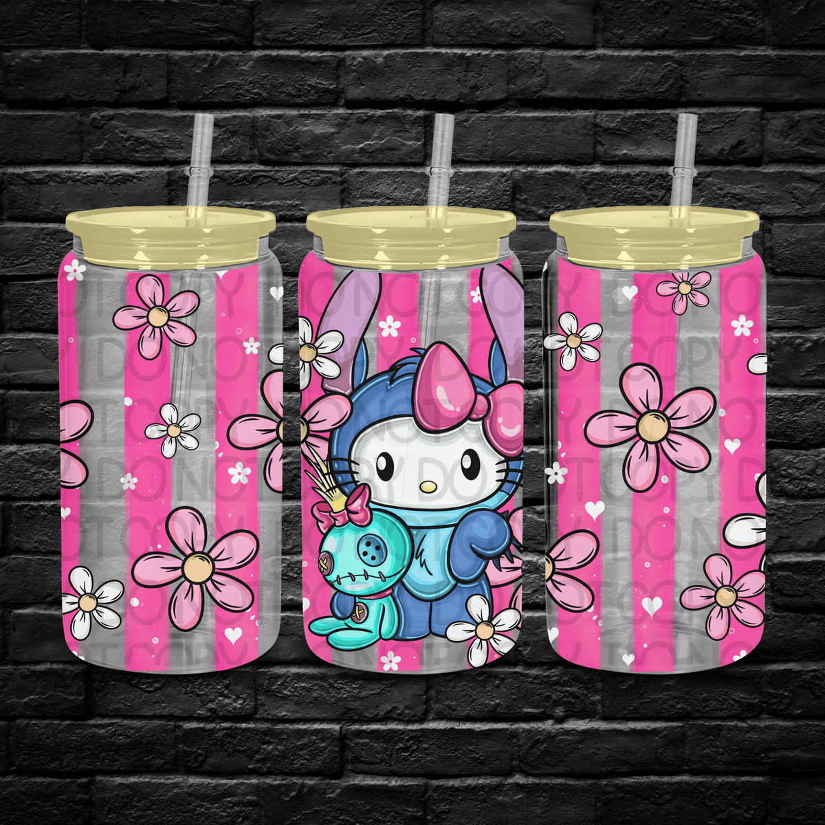 Allien kitty (RRD) UV DTF WRAP