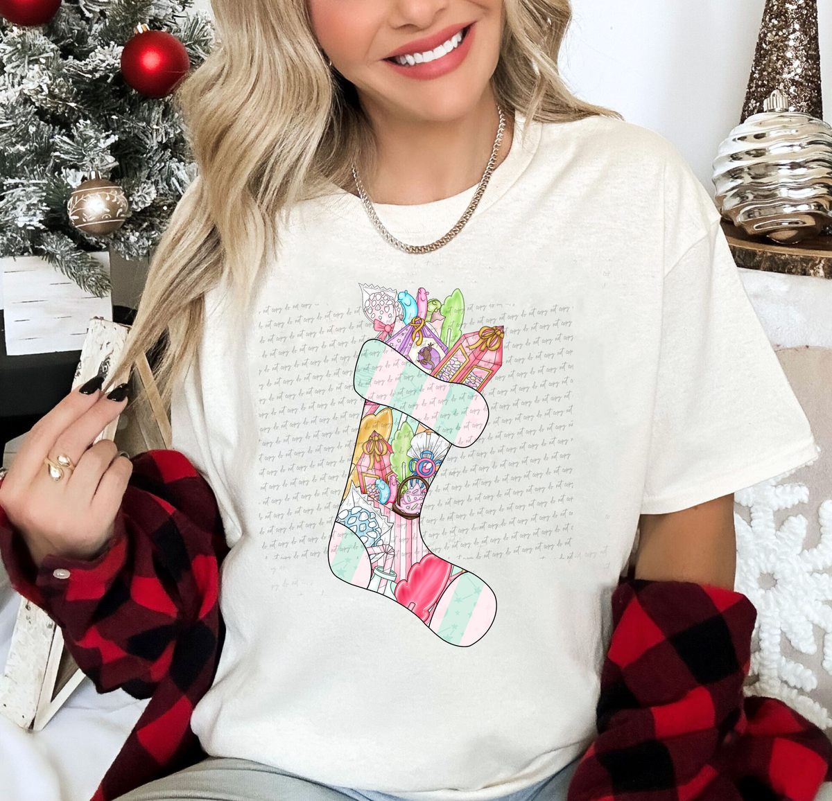 Christmas Stocking Filled 115234 DTF Transfer