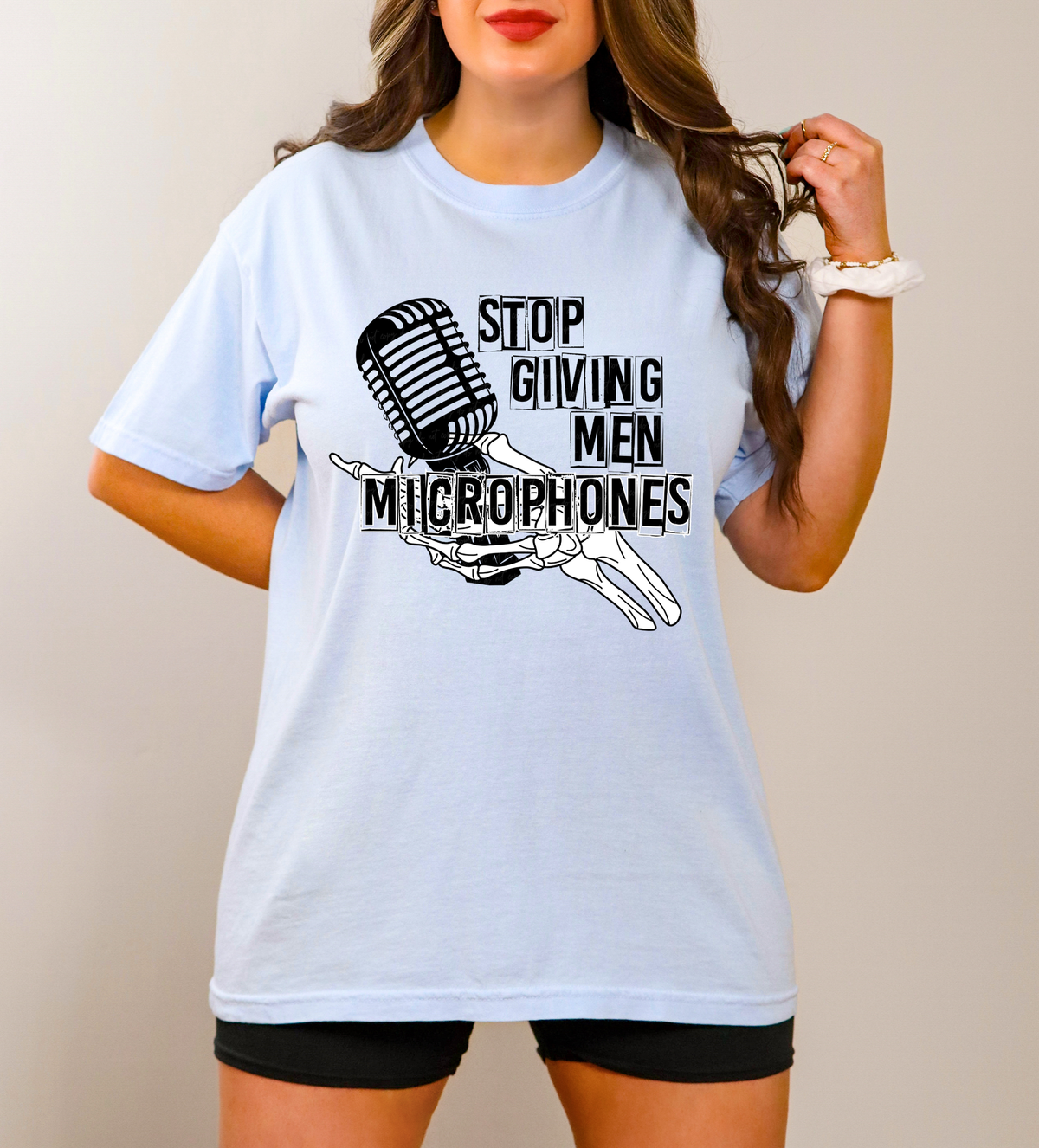 Stop Giving Men Microphones 115340 DTF Transfer