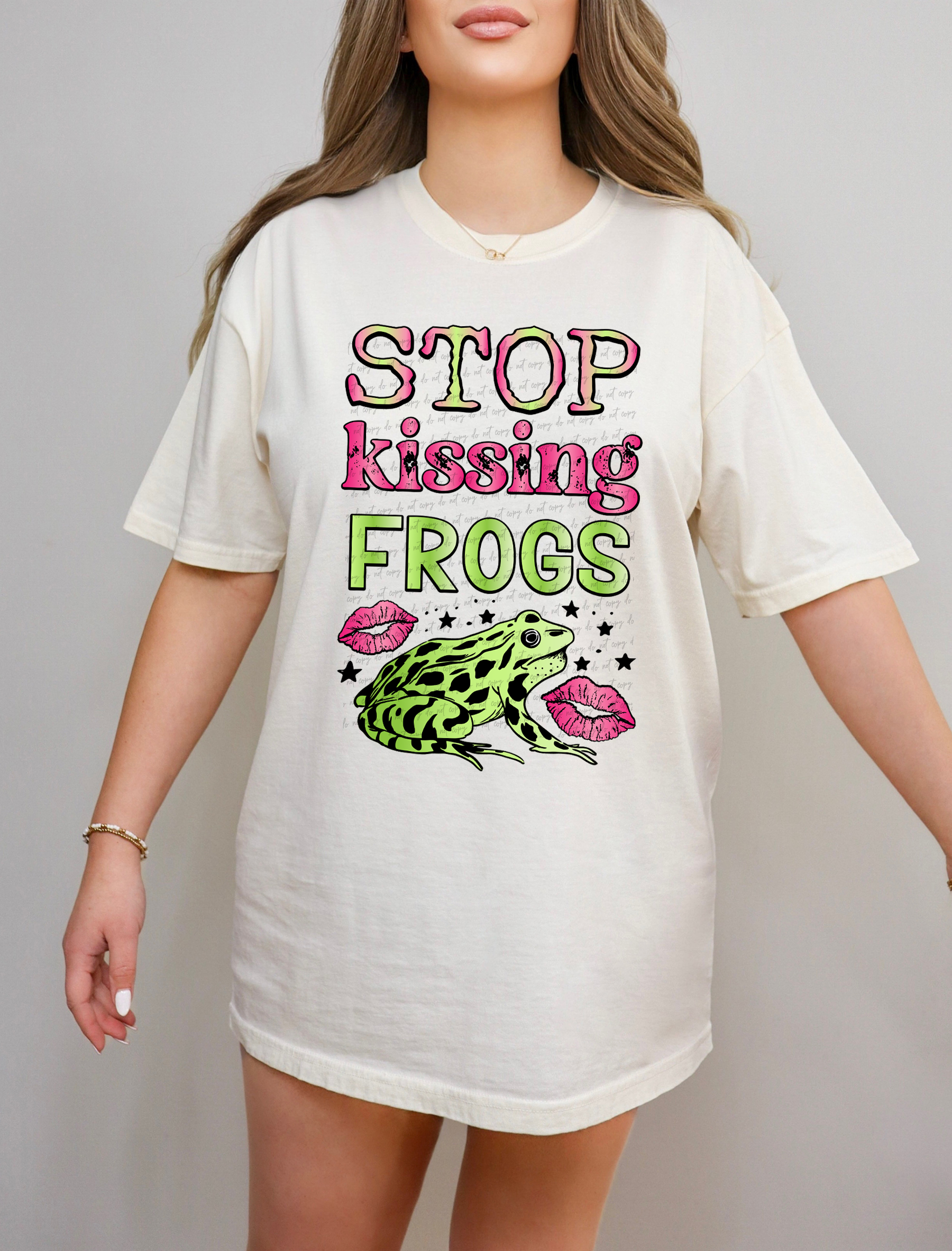 Stop Kissing Frogs 81645 DTF Transfer – Mud & Grace Transfers