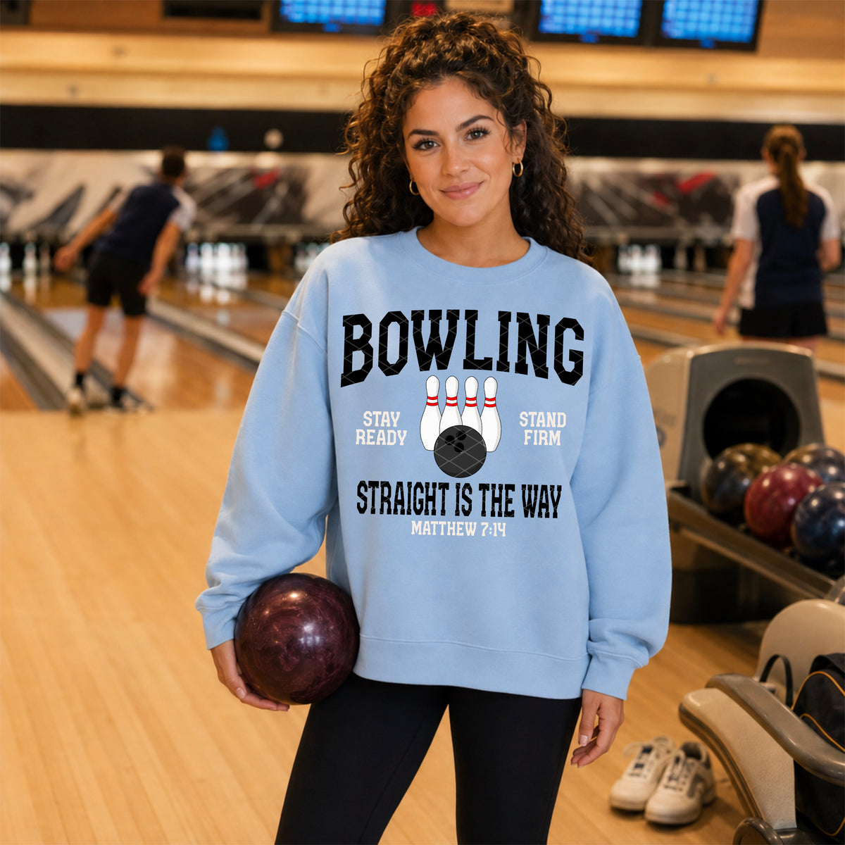Bowling straight is the way (SDD) DTF Transfer