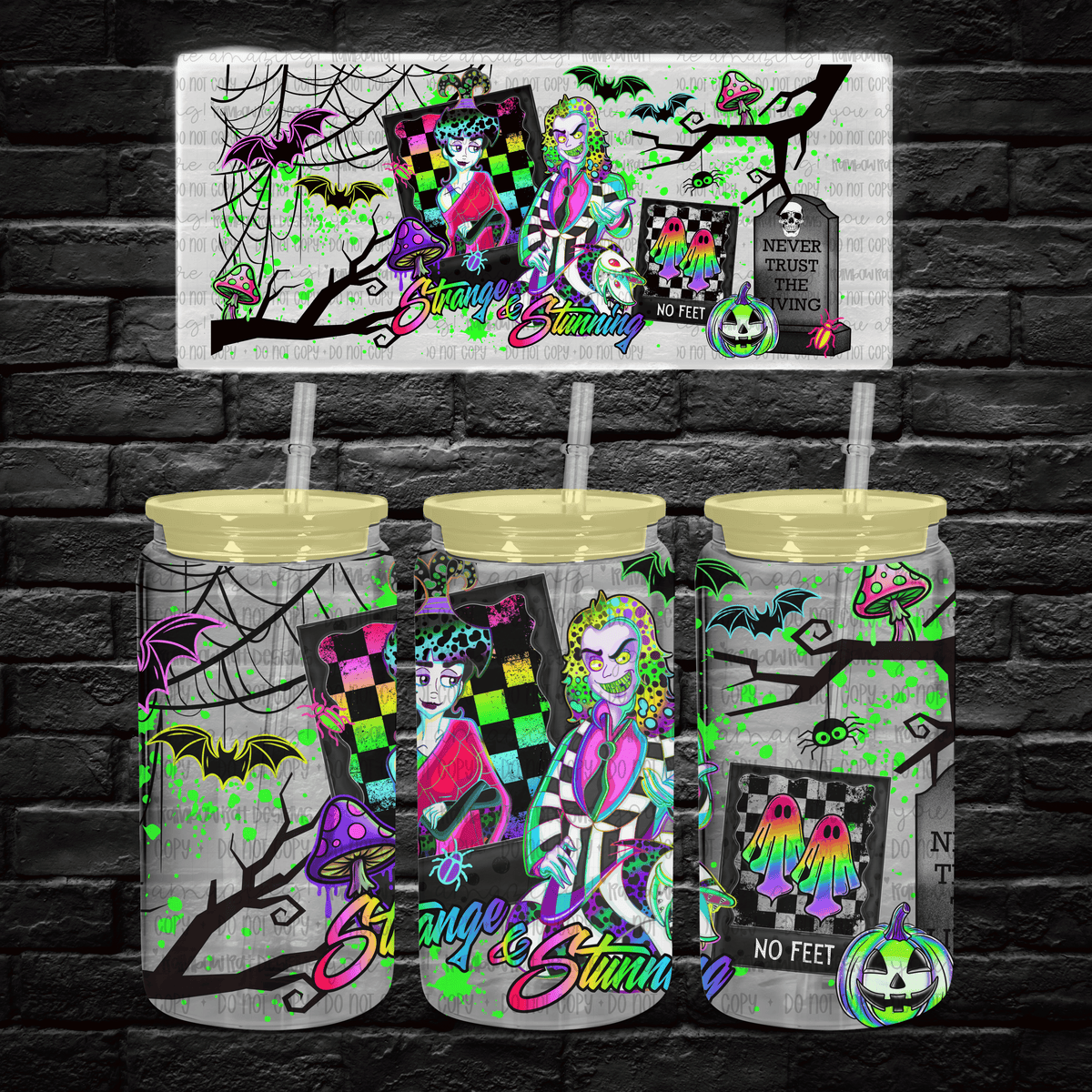 Strange & stunning (RRD) UV DTF WRAP