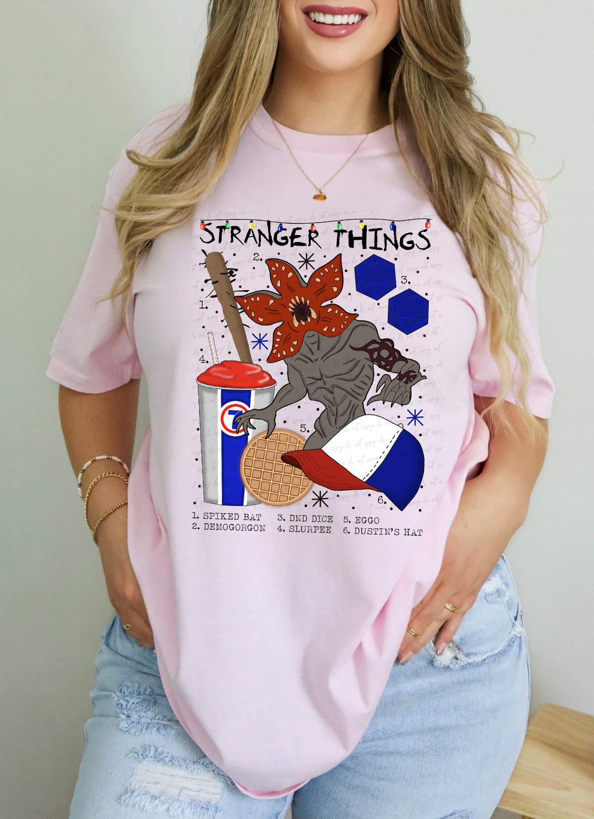 Stranger Things Chart 115285 DTF transfer