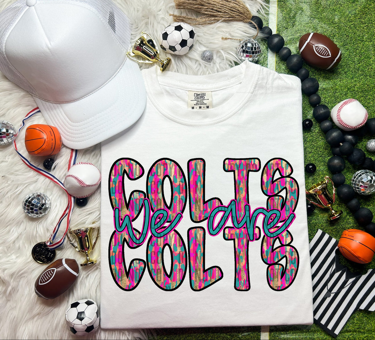 We Are Colts Brushstroke (CITY) 69737 DTF transfer