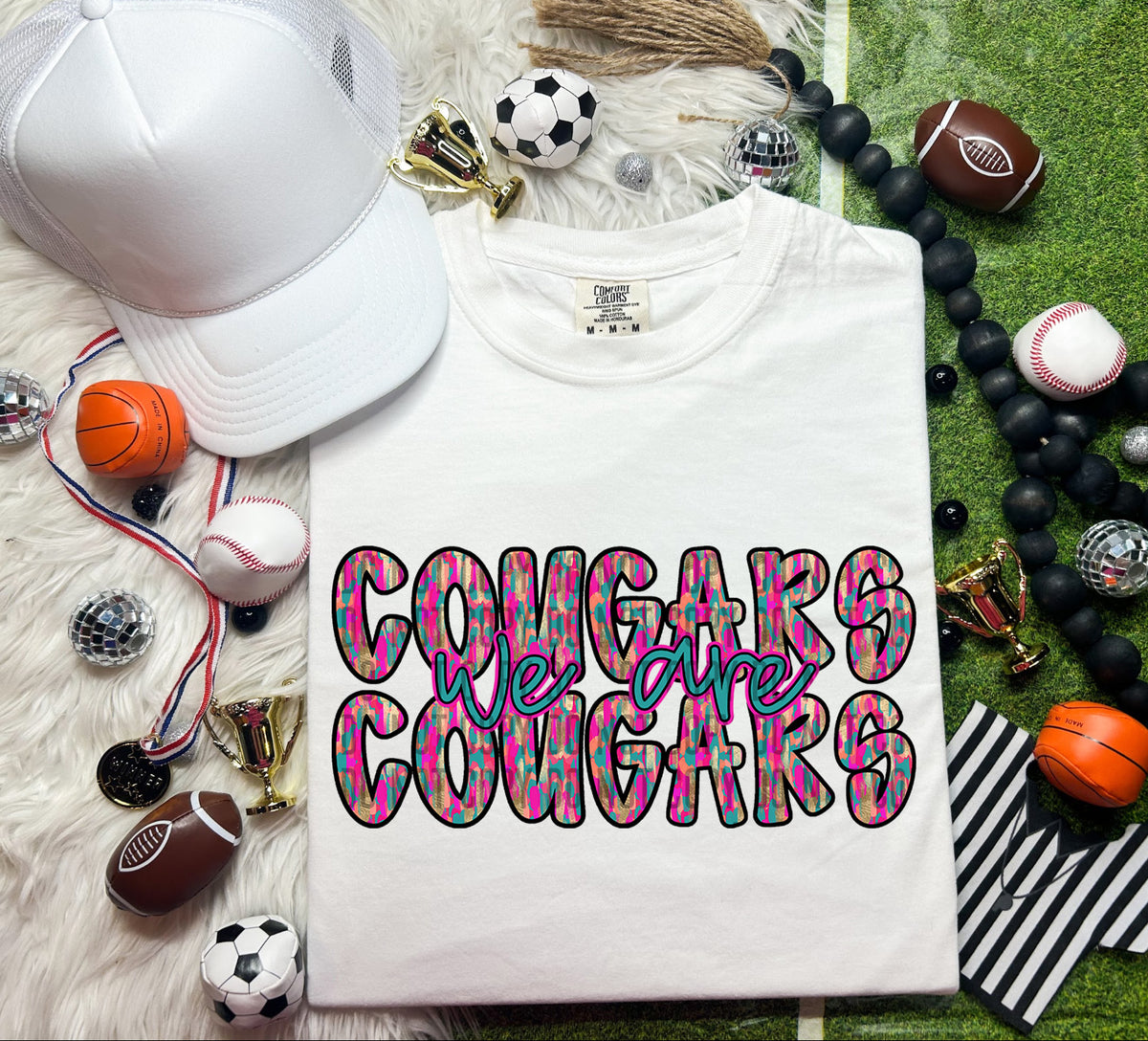 We Are Cougars Brushstroke (CITY) 69738 DTF transfer
