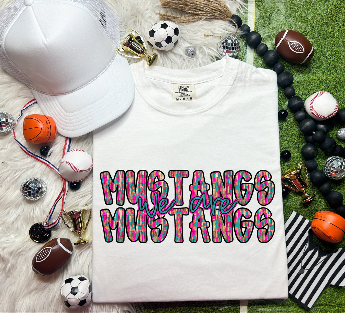 We Are Mustangs Brushstroke (CITY) 69756 DTF transfer