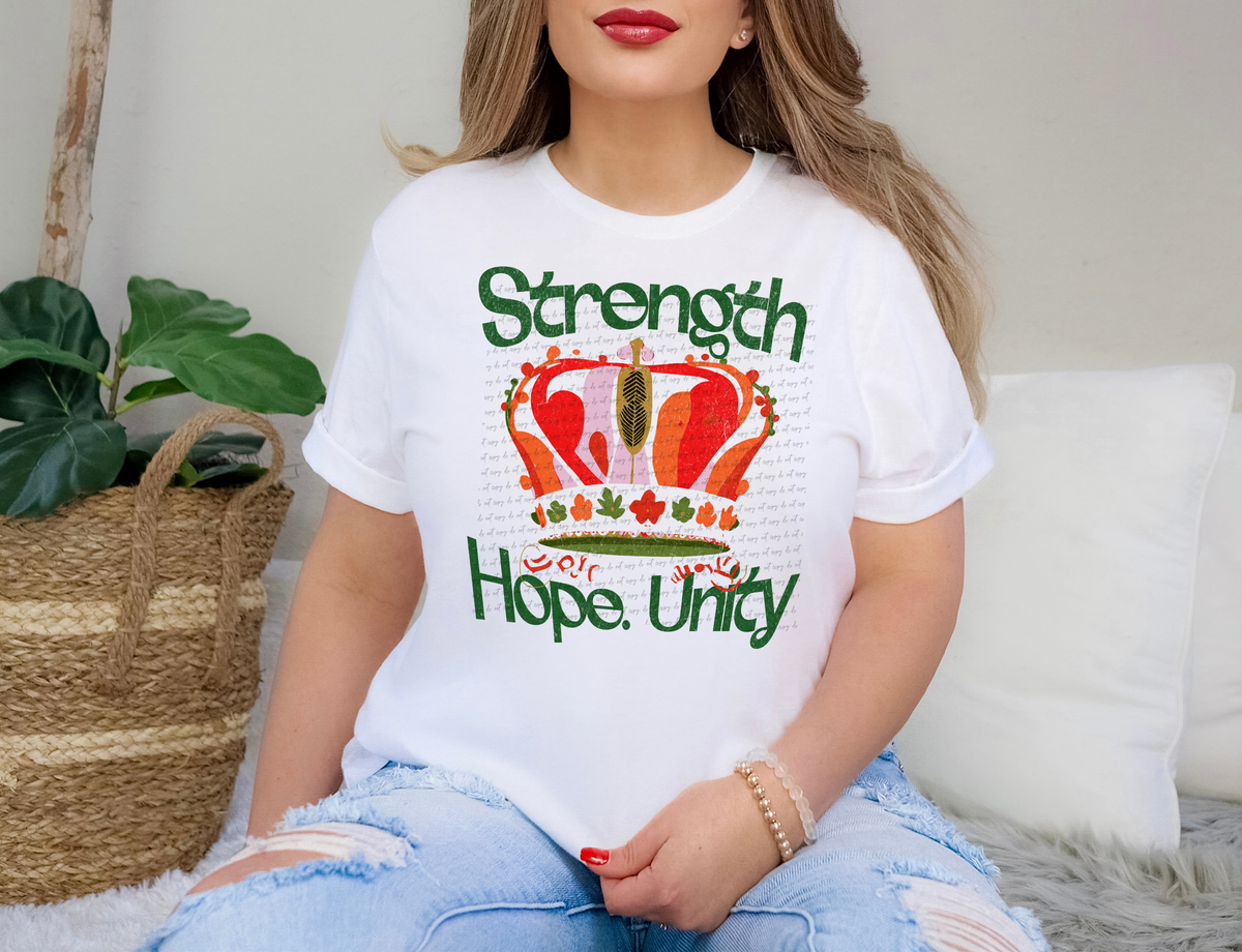 Strength Hope Unity Crown 81310 DTF Transfer