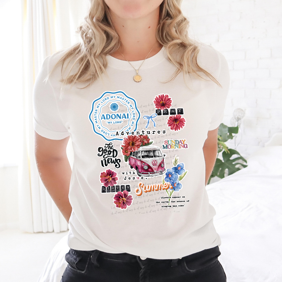 Summer Adventures With Jesus Collage 81030 DTF Transfer