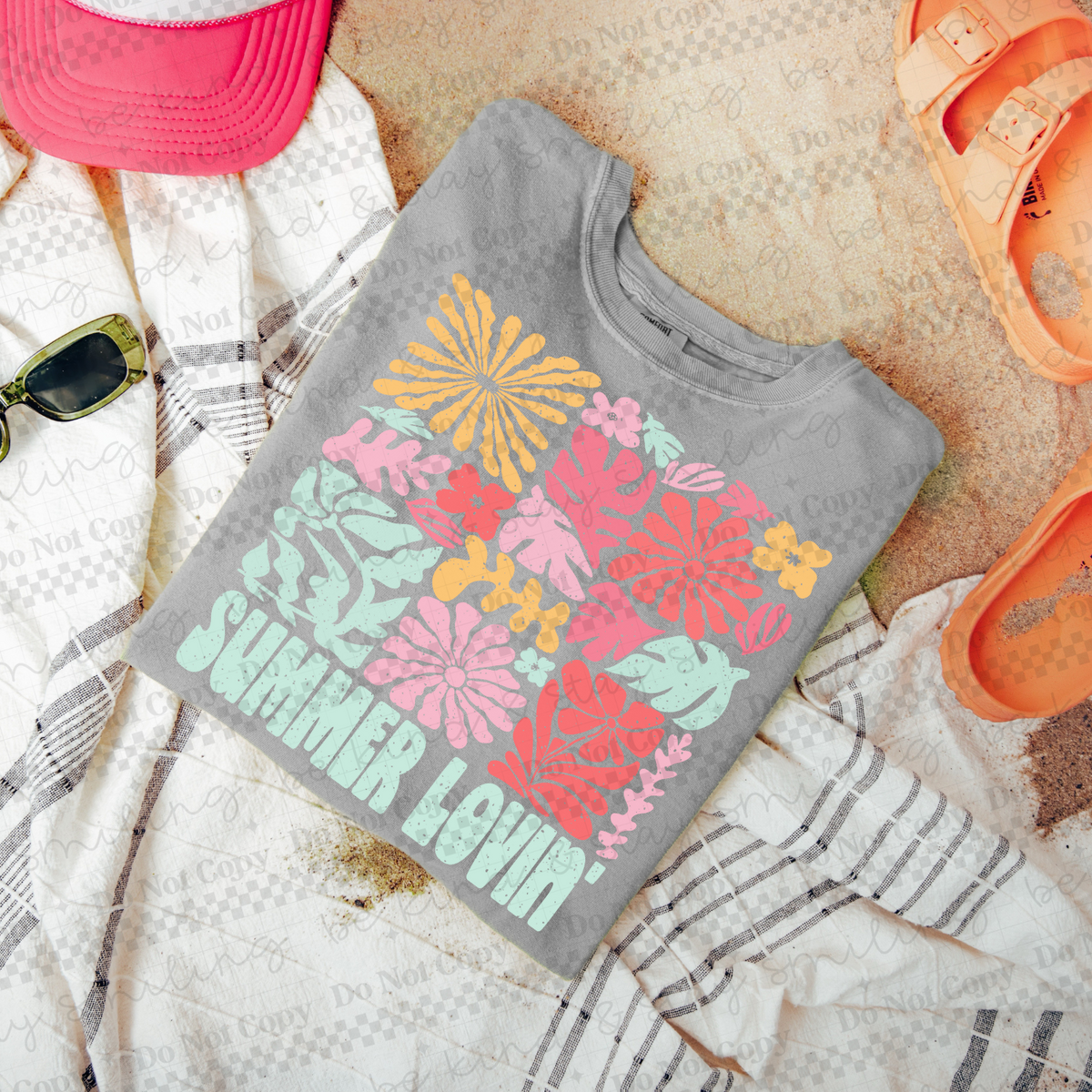 Summer lovin' flower (CMLD) 107102 DTF transfer