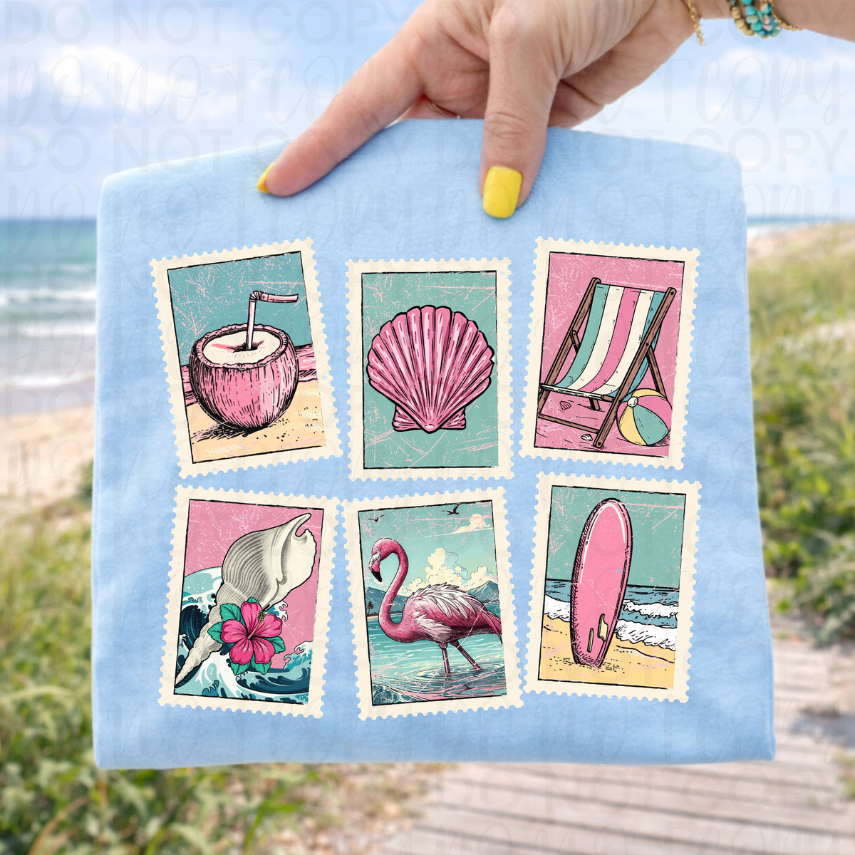 Summer stamps (UAC) Sunday Special DTF transfer
