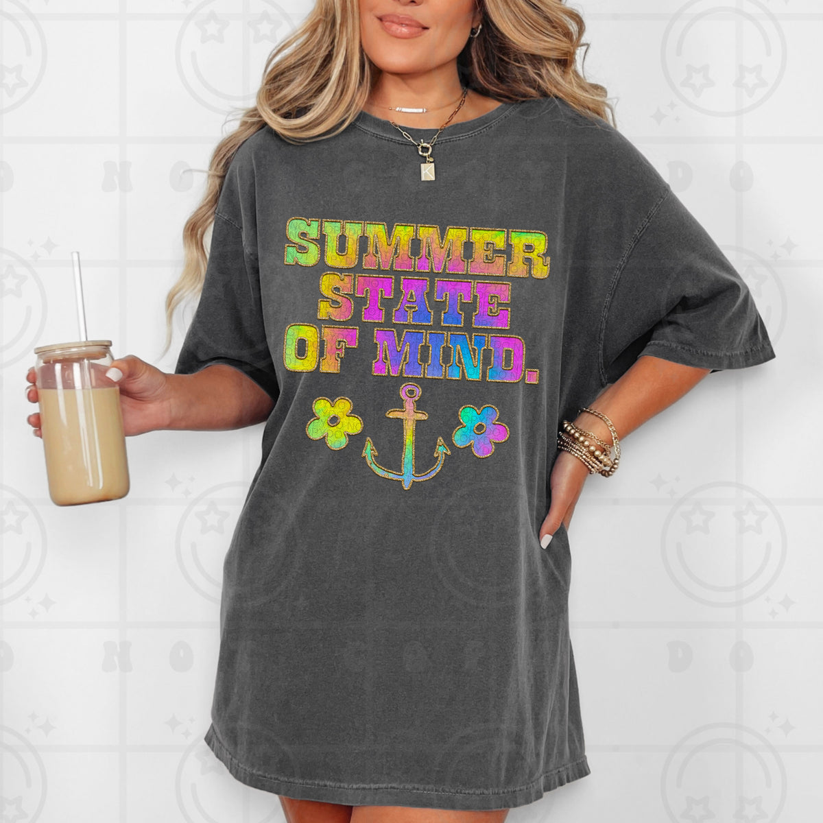 Summer state of Mind Tie Dye (HW) DTF transfer