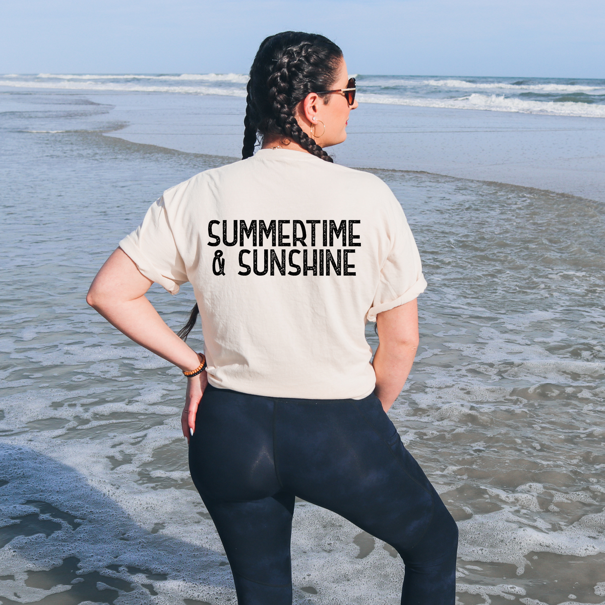 Summertime and Sunshine Black Font 115874 DTF Transfer