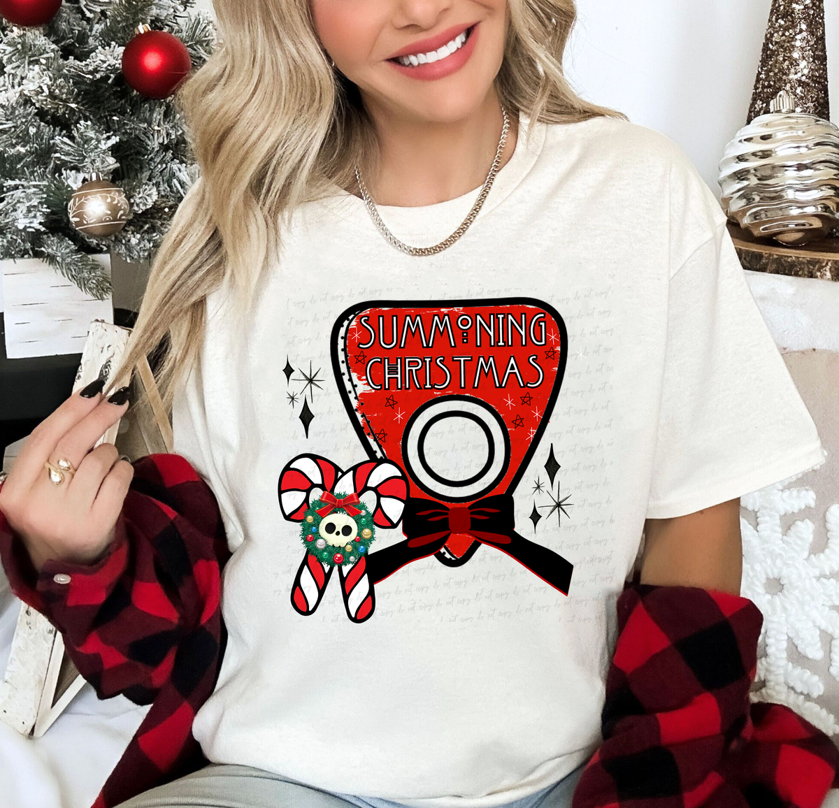 Summoning Christmas Game Piece Candy Cane 115009 DTF Transfer