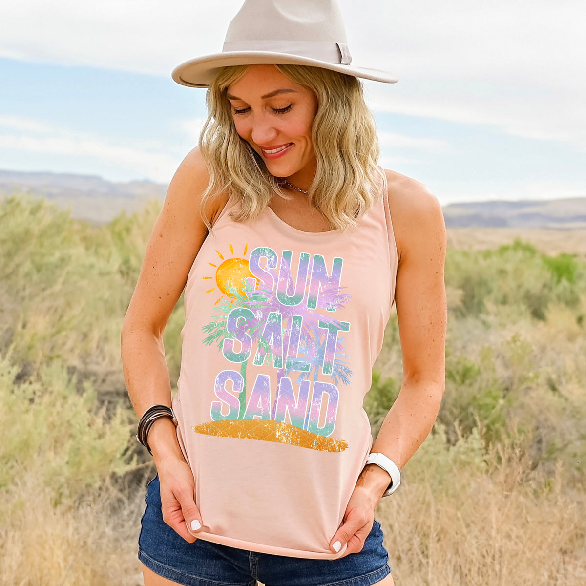 Sun salt sand SDD DTF Transfer