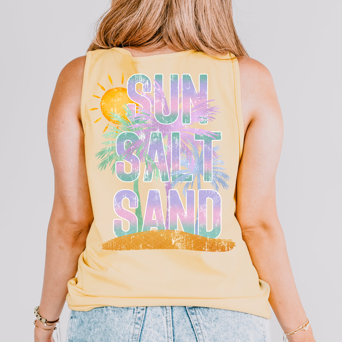 Sun salt sand SDD DTF Transfer