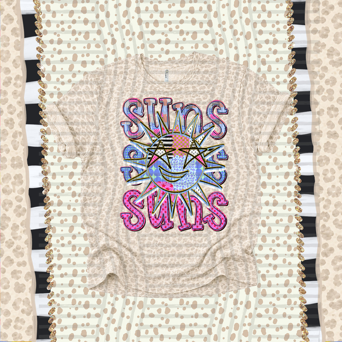 Suns-Dolly Doodle Print (Caplinger) DTF Transfer