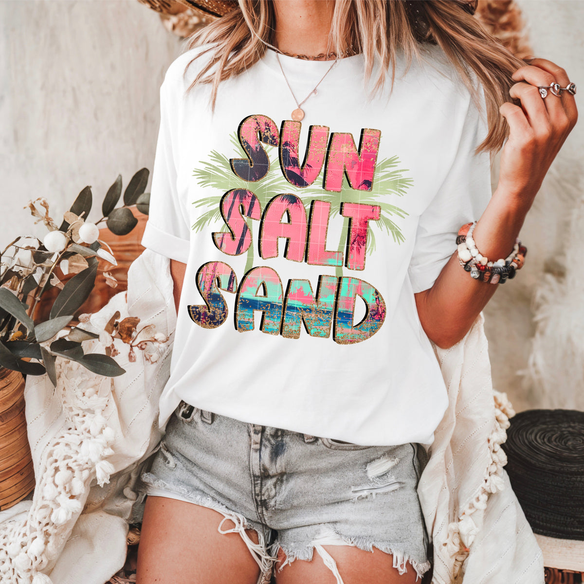 Sun salt sand (SDD) DTF Transfer