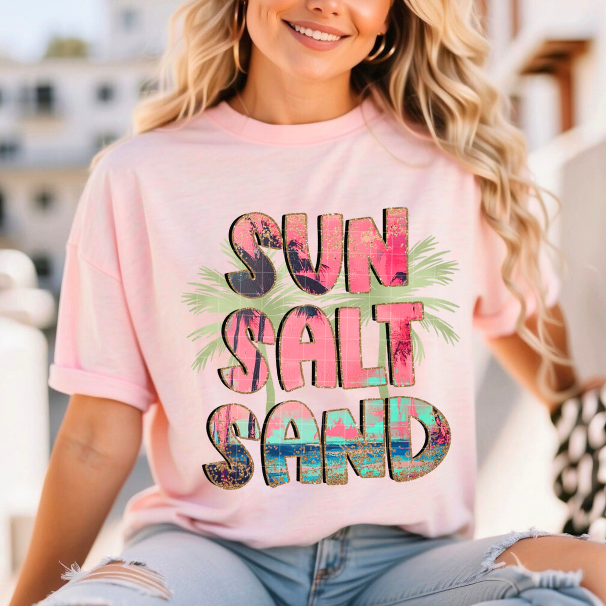 Sun salt sand (SDD) DTF Transfer