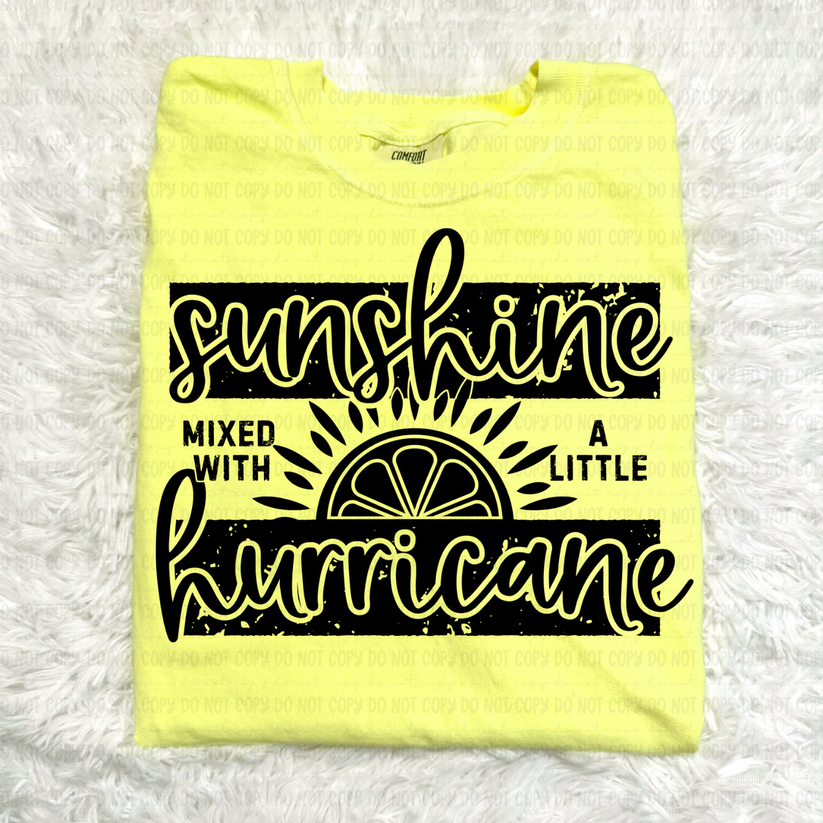 Sunshine mixed with a little sunshine BLACK (Revel) DTF Transfer