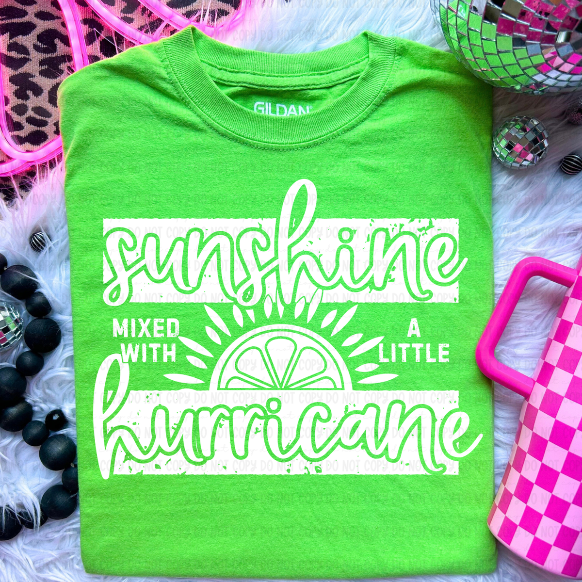 Sunshine mixed with a little sunshine WHITE (Revel) DTF Transfer