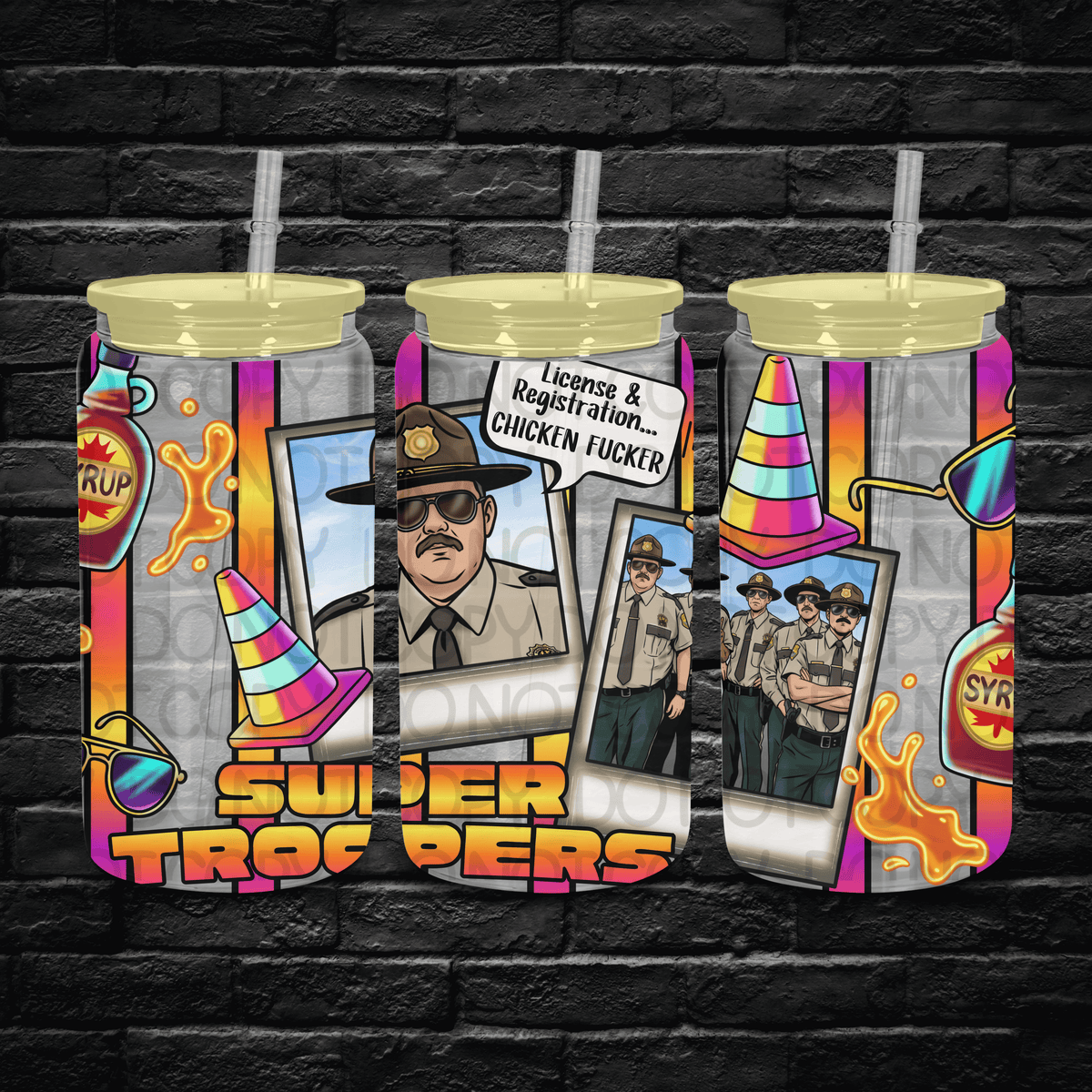 Super troop (RRD) UV DTF WRAP