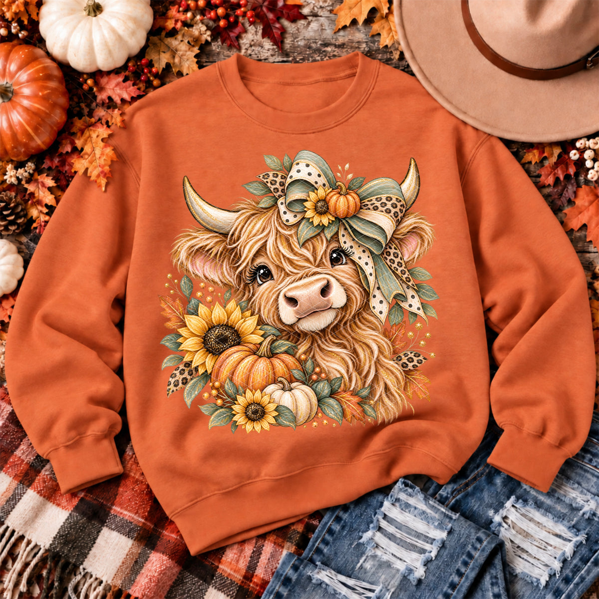 Sweet fall highland (SDD) DTF Transfer