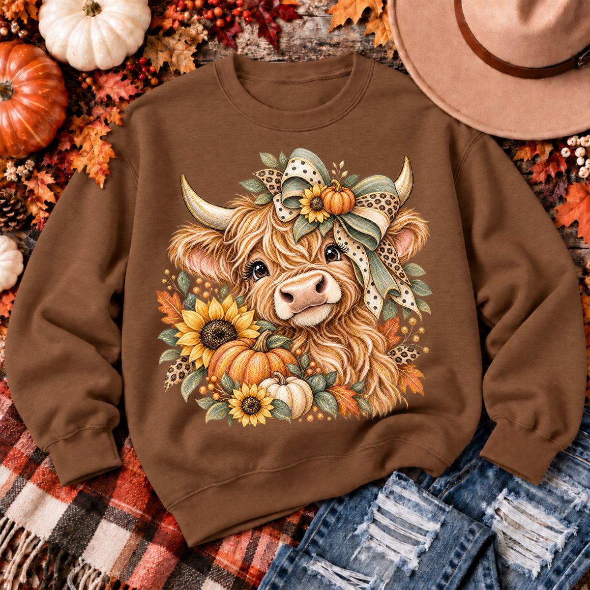 Sweet fall highland (SDD) DTF Transfer