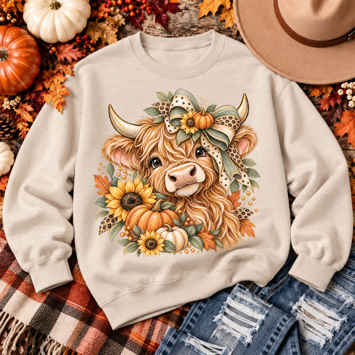 Sweet fall highland (SDD) DTF Transfer