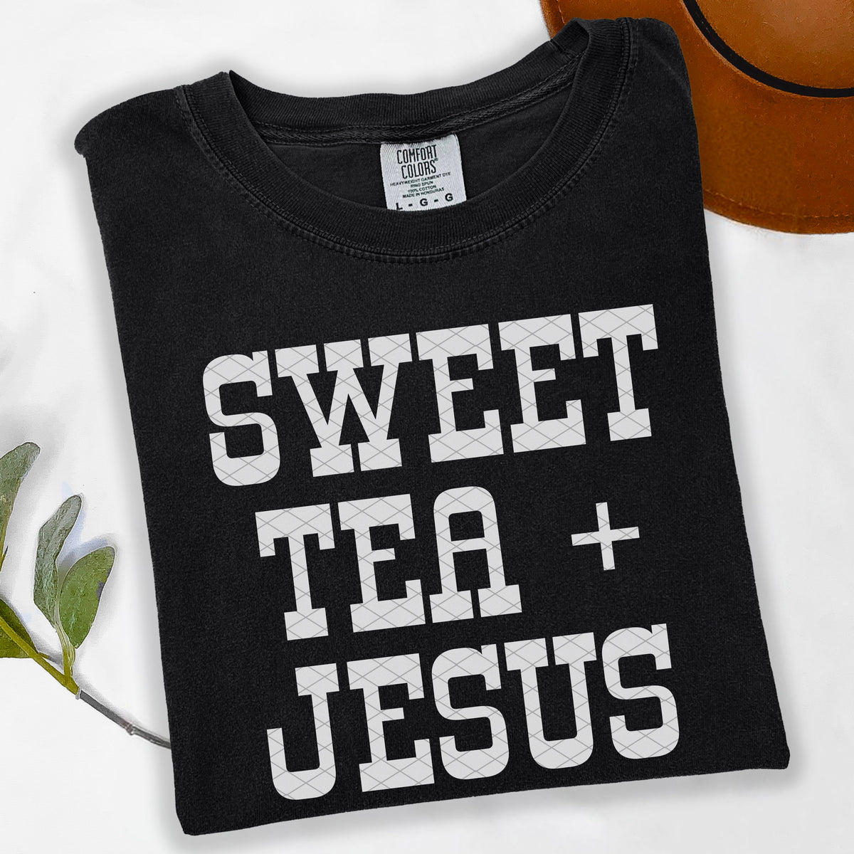 Sweet tea + Jesus WHITE (SDD) DTF Transfer