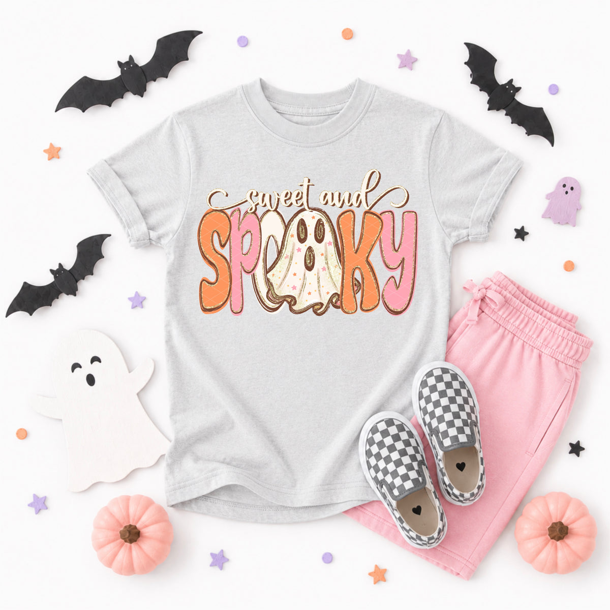 Sweet and spooky ghost (SDD) DTF Transfer
