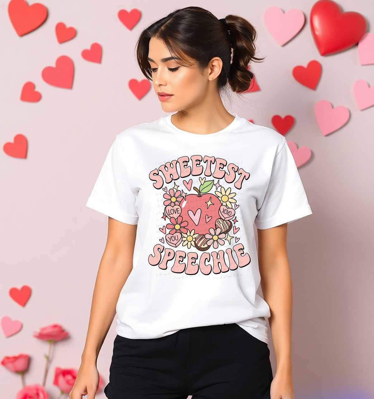 Sweetest Speechie Apple 81650 DTF Transfer