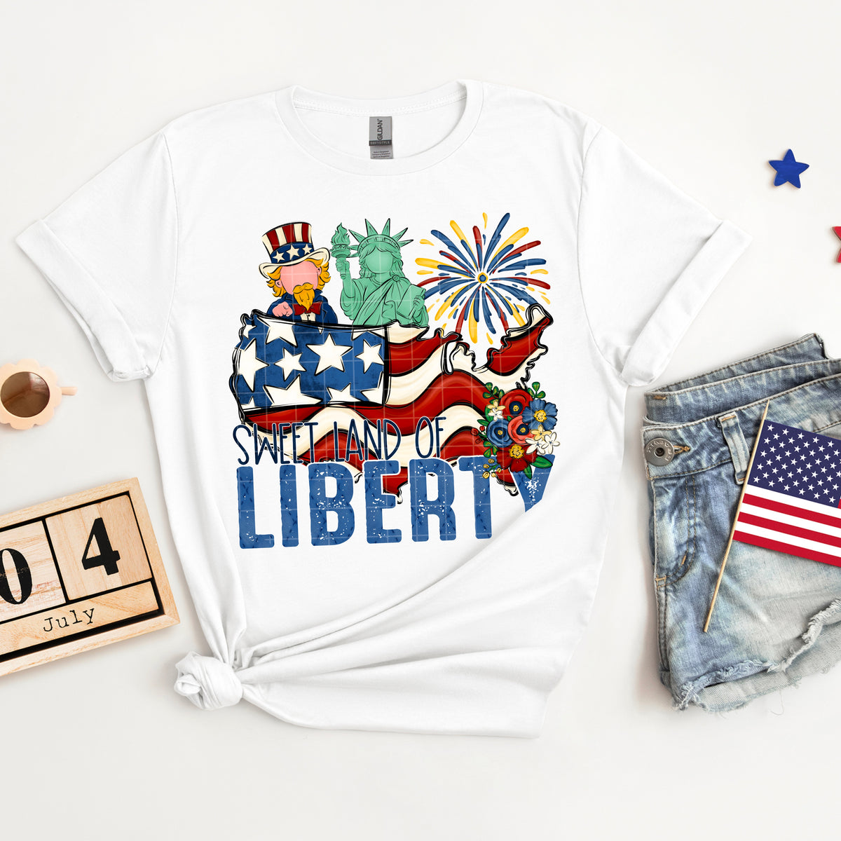 Sweet land of liberty (SDD) DTF transfer