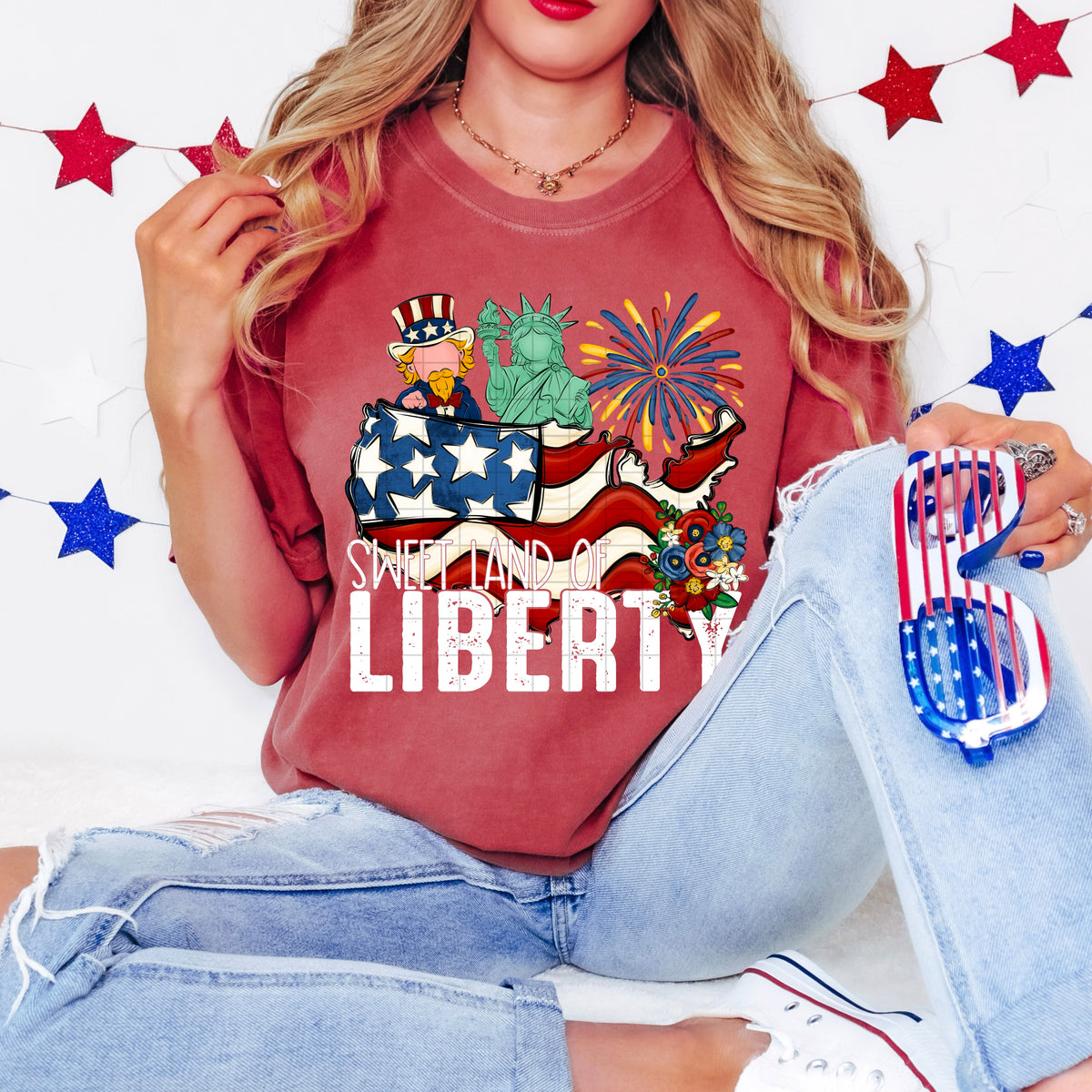 Sweet land of liberty (SDD) DTF transfer