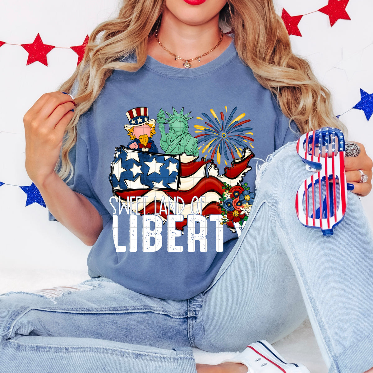 Sweet land of liberty (SDD) DTF transfer