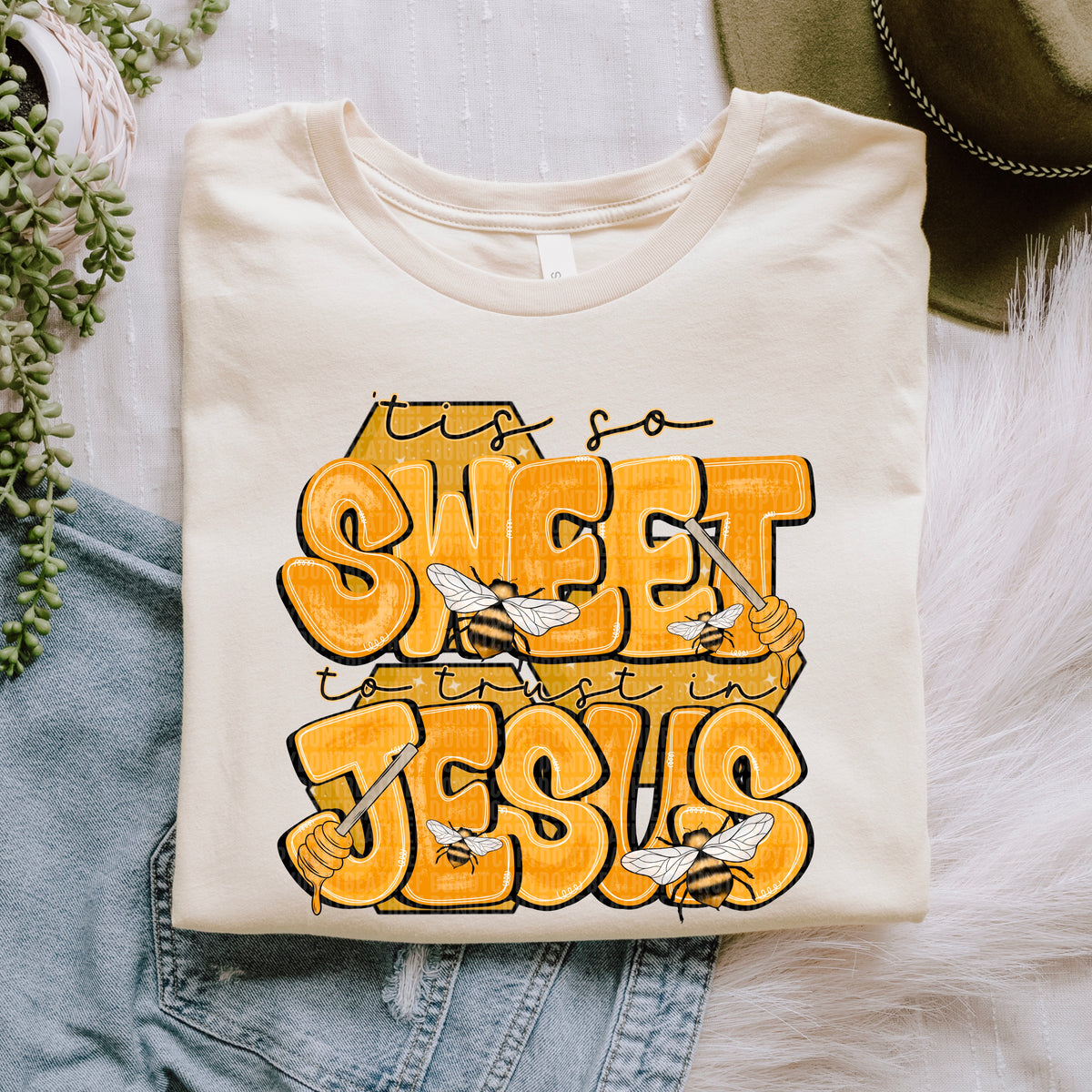 Tis So Sweet To Trust In Jesus (SDD) DTF Transfer