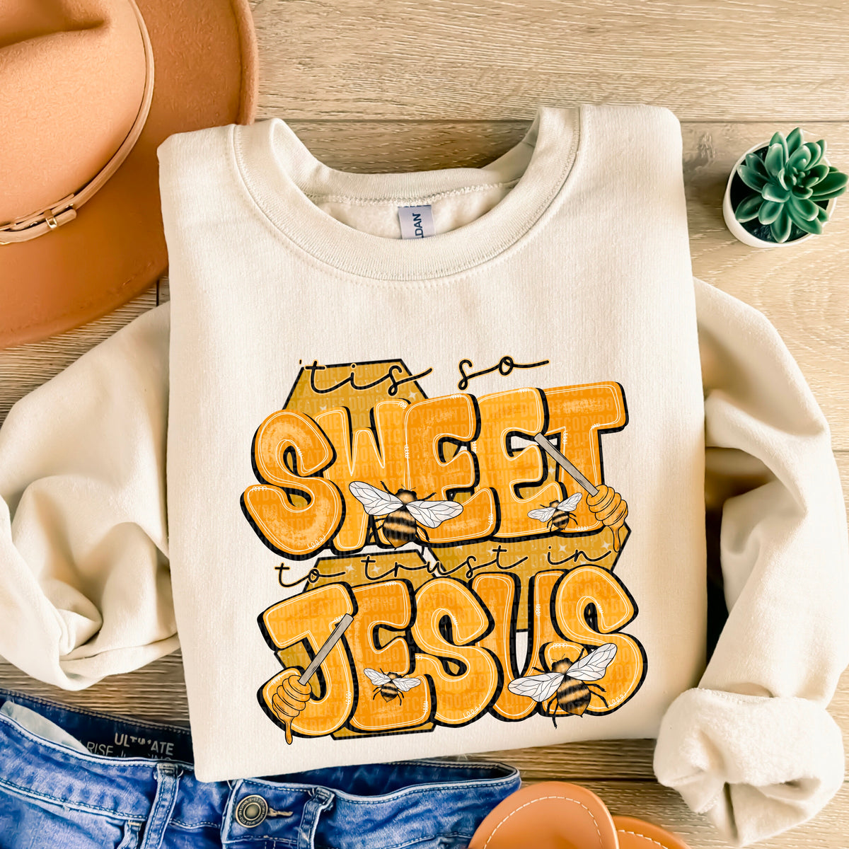 Tis So Sweet To Trust In Jesus (SDD) DTF Transfer