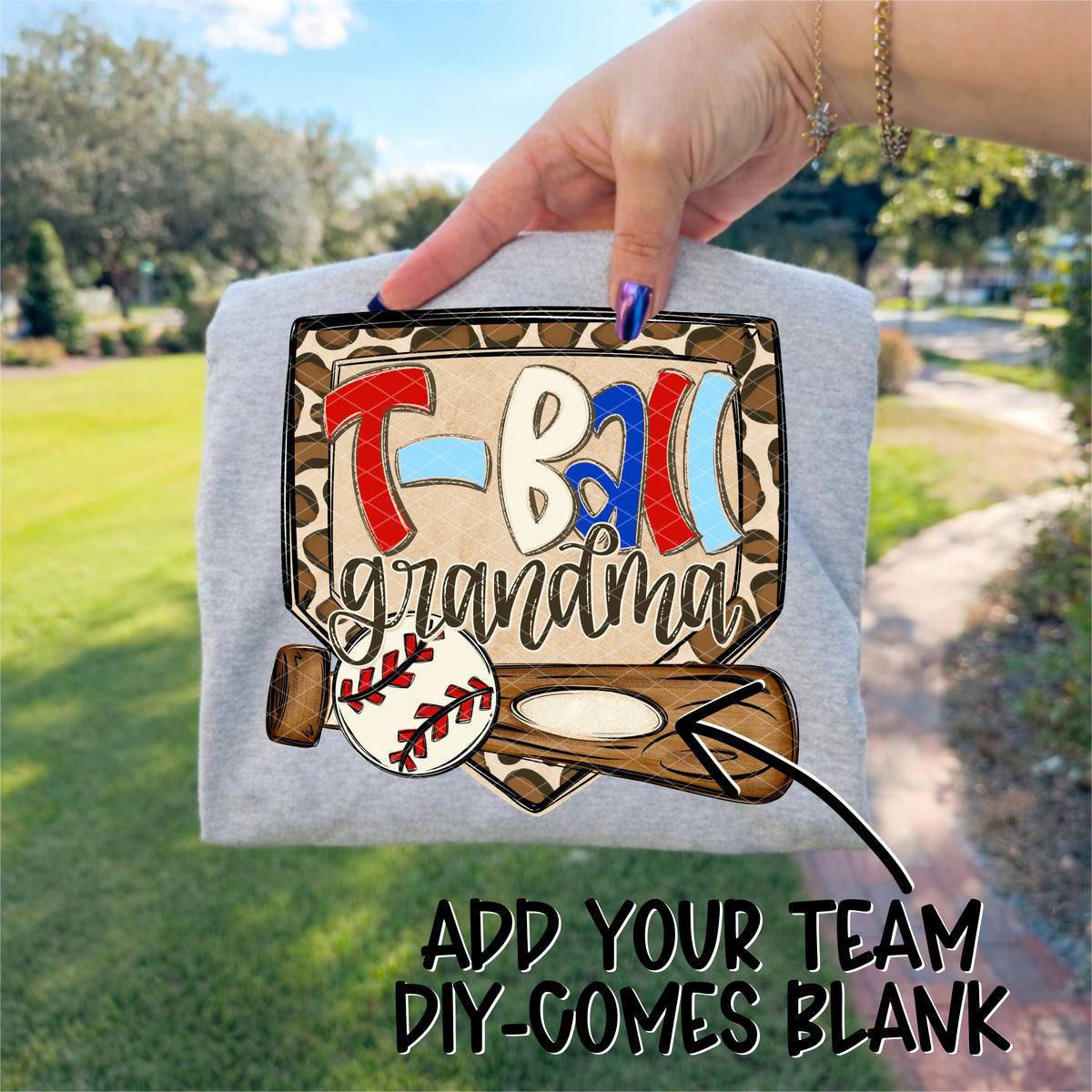 T-ball Grandma (SDD) DTF Transfer